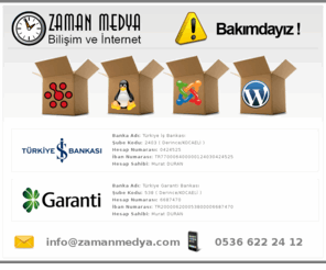 zamanmedya.com: Zaman Medya | Bilişim ve İnternet
Web tasarım ve tanıtım konusunda firmanızı en güzel şekilde yansıtmanızı sağlalarız.