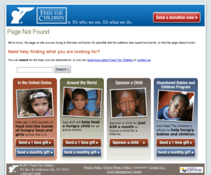 feedradio.org: Feed The Children: Page Not Found
Feed The Children is a non-profit relief organization that delivers food, medicine, clothing and other necessities to children and families who lack these essentials due to famine, war, poverty or natural disaster.