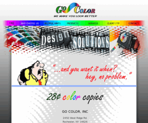 gocolorprinting.com: Printing Rochester NY
High quality, fast turnaround printing in rochester ny
