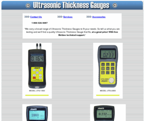 ultrasonic-thicknessgauge.com: Ultrasonic Thickness Gauges Wall Thickness
ultrasonic thickness gauges, wall thickness gauges, ultrasonic probes, ultrasonic thickness calibration blocks