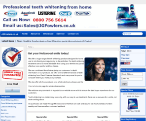 4frontpropertyinvestments.com: online store offering crest whitestrips for home uk delivery, specializing in the strongest home teeth whitening crest strips available
JG Fowlers offering wholesale Crest 3d White Whitestrips for Advanced Vivid, Pro Effects, Vivid strips all available for uk delivery