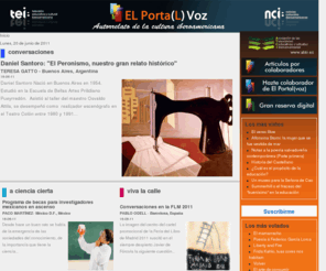 elportalvoz.com: Noticias Culturales Iberoamericanas
Noticias Culturales Iberoamericanas