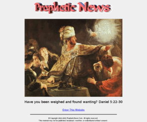 mikemurdockministry.info: Prophetic News.Com | An Outreach of Susan Puzio Ministries Inc.
Prophetic News the homepage of Susan Puzio----excellent resource for articles relating to deception in the church, false teachings, false prophets, seed-faith gospel, daily news updates