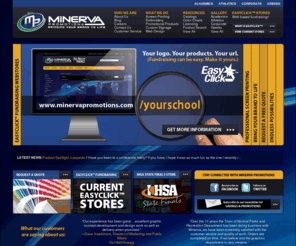 minervasportswear.com: Minerva Promotions
Easy screen printing, embroidery and promotional product services for your company, school, team or organization! We also offer free order forms & web stores as an added value service to you. Located in Bloomington-Normal, Illinois.