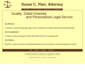 susanpieri.com: Susan C. Pieri, Attorney
Susan C. Pieri, Attorney