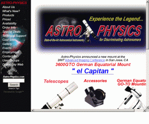 astro-physics.com: Astro-Physics Inc.
