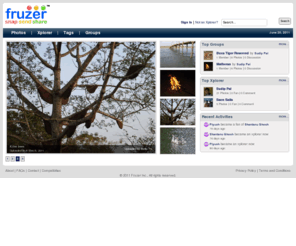 fruzer.com: Fruzer - Easy Photo Sharing
Fruzer is the most favorite photo sharing website accrose the world. Very easy to upload, manage and share your photos through fruzer. Just snap the photo, send to us and we share to the world.