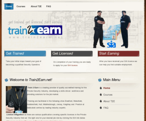 train2earn.net: Train2Earn.net - UK's Top Trainer for Security and Vocational Courses - SIA Approved
Train2Earn.net, UK's Top Training institute, offering Top class SIA Door Supervisor, Physical Intervention, Close Protection, Security Guard, training Provider.