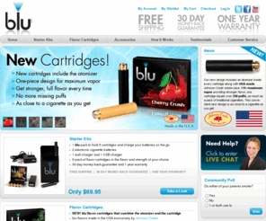 wwwbluecigs.com: Electronic Cigarette by blu E Cigarette -  Home
blu electronic cigarette looks and taste like a real cigarette. Make the switch to blu the smokeless e cigarette today. You can be smoke free with blu the most popular ecigarette.