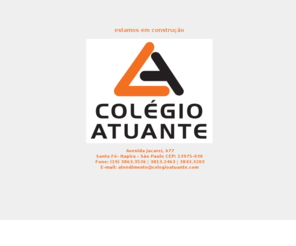 colegioatuante.com: Colégio Atuante
Colégio Atuante, seu ensino garantido. Venha conhecer nossa estrutura. Localizada em Itapira, São Paulo. Ensino Fundamental e Médio.
