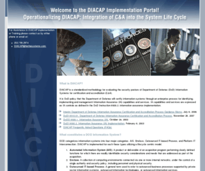 diacap.org: DIACAP Implementation Portal
DIACAP Implementation Portal