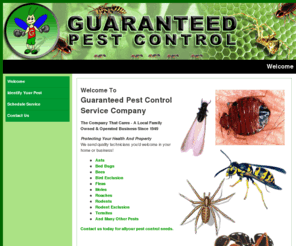 guaranteedpestcontrol.net: Welcome - Guaranteed Pest Control - Beaverton, Oregon
Description