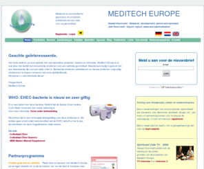 meditecheurope.nl: Meditech Europe - Medische en paramedische apparatuur en produkten
Leverancier van Colloïdaal Zilver en Goud, Colloidaal Zilver Zalf, Electrolyser, Multiple Wave Oscillator, Levensveld Polarizer,Polarizer Antenne, SwingZapper, High Tech Health Akai Ionizer Plus®,Pure Water Products, waterdestilleerders, Aqutos Ozon Water Micro Generator, etc. 