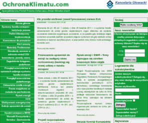 pakietklimatyczny.com: Ochrona Klimatu
Ochrona Klimatu - Specjalistyczny Portal Prawny Dotyczący Zmian Klimatycznych.