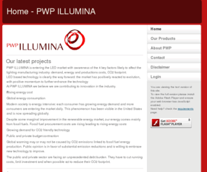pwpillumina.net: Home - PWP ILLUMINA
PWP ILLUMINA: CONTRIBUTING TO THE LED TECHNOLOGY EVOLUTION