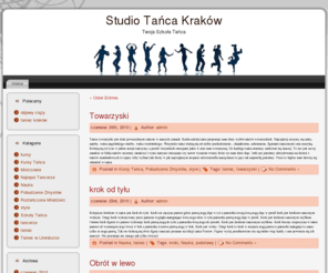studiotanca-krakow.com: Studio Tańca Kraków
Łączy nas pasja i zamiłowanie do tańczenia. Przeczytaj czym jest taniec. Sprawdź jakie szkoły taneczne są przez nas polecane. Najlepsze szkoły taneczne w Krakowie.