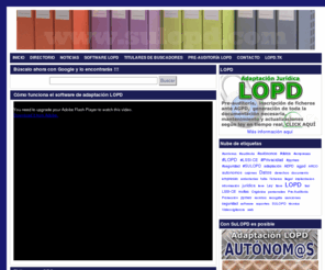 sulopd.com: LOPD | Protección de Datos Personales | Adaptación Jurídica a la Ley al 100%
Adaptación Jurídica a la Ley al 100%, SU LOPD es el sitio web con información para adaptarse jurídicamente a la Ley Orgánica de Protección de Datos