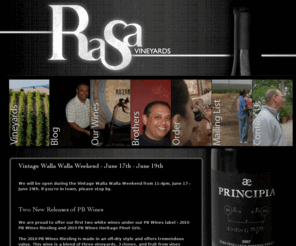 principiawine.com: Open this Weekend - April 8th - April 10th | Rasa Vineyards
