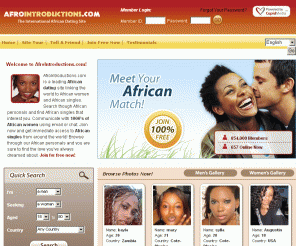 afrointroductions.com: African Dating, African Women, African Singles & African Personals at AfroIntroductions.com
An African dating and personals site for African singles seeking dating, love and marriage. Meet beautiful African women right here today!
