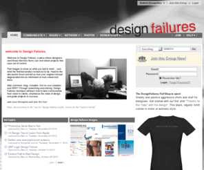 designfailures.com: Design Failures | designfailures.com
Thanks for checking out DesignFailures.com. The idea behind this site is to have a place where designers and those that love them can vent about projects that spun out of control and thusly out of their portfolio. Post images of what you had in mind and w