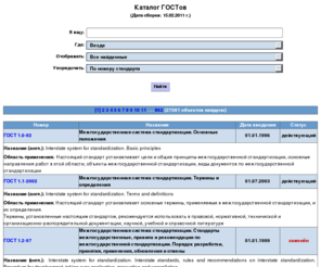 gost-baza.ru: Каталог ГОСТов Российской федерации
