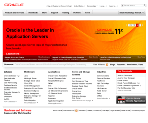 oracle20.biz: Oracle | Hardware and Software, Engineered to Work Together
Oracle is the world's most complete, open, and integrated business software and hardware systems company.
