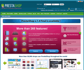 prestashop.biz: PrestaShop Free Open-Source e-Commerce Software for Web 2.0
PrestaShop is an open-source e-commerce free software for Web 2.0