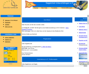 scu-online.de: Segelclub Unteruhldungen e.V.
Segelclub Unteruhldingen powered by EDV-Service Rimmele