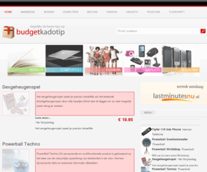 budgetkadotip.nl: Home
Home   