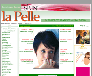 lapelle.it: homepage della rivista la pelle
La versione on line della rivista La pelle
