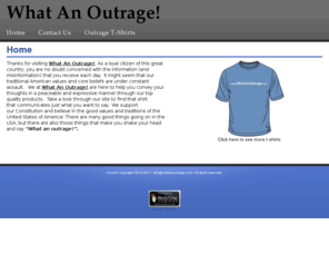 whatanoutrage.com: Home
Home Page