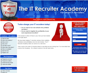 itrecruiteracademy.com: www.ITRecruiterAcademy.com
www.ITRecruiterAcademy.com