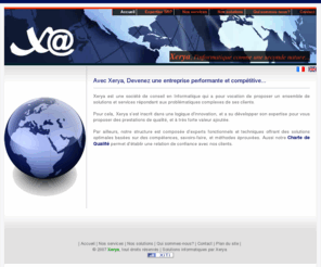 programming-it.com: Avec Xerya, Devenez une entreprise performante et compétitive... -programming it
Xerya est une entreprise innovante offrant un ensemble de services et solutions en système d'information à ses clients et partenaires:programming it