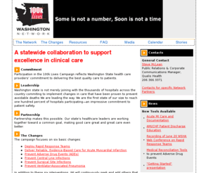 100kliveswanetwork.org: Qualis Health: Advancing Healthcare, Improving Health
Qualis Health is a private, nonprofit healthcare quality improvement organization dedicated to improving the quality of healthcare delivery and health outcomes for people across the nation.