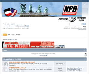 afotnpd.com: American Friends Of The NPD - Index
American Friends Of The NPD - Index