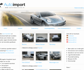 autoimportsite.nl: Auto importeren - Hoge kwaliteit voor een gunstige prijs
Wij importeren voor u de beste auto's uit Duitsland, Zwitserland en Oostenrijk. Hoge kwaliteit, meer accessoires en minder kilometers voor een aantrekkelijke prijs. Autoimportsite.nl is RDW gecertificeerd.