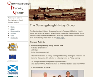 cunningsburghheritage.com: Home : Cunningsburgh History Group
