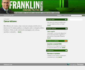 franklinmartins.com.br: Franklin Martins - Site Oficial - Conexão política
