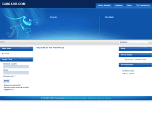 guigabr.com: Welcome to the Frontpage
Joomla! - O sistema dinâmico de portais e gerenciador de conteúdo