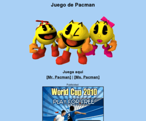 juegodepacman.info: Juego de Pacman | Juego de Pacman Gratis | Clasico Juego de