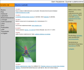korento.net: Sami Karjalainen: Suomen sudenkorennot
