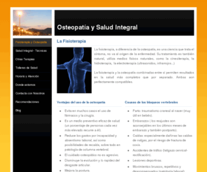 osteopatiasaludintegral.com: Osteopatía y Salud Integral - Fisioterapia y Osteopatia
Centro Osteopatía y Fisioterapia Donostia - San Sebastian