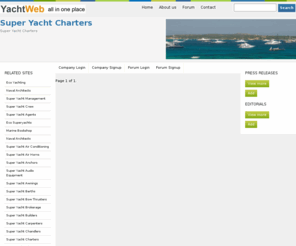 superyachtcharters.com: Super Yacht Charters
Super Yacht Charters