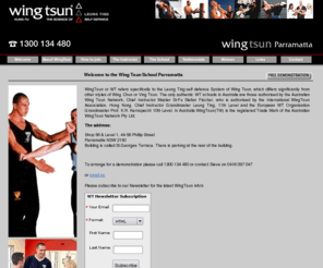 wingtsunparramatta.com: WingTsun School Parramatta
Welcome to the WingTsun School Parramatta. WingTsun (Wing Chun) is the description for the Leung Ting self defence system.