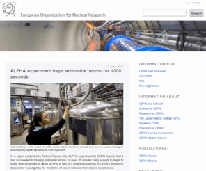 cern.ch: CERN - the European Organization for Nuclear Research
