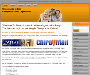 chiropracticvideos.org: Chiropractic Videos Organization Directory | Find Local Chiropractors | Reviewed by Eric Hall | For the Best Chiropractic Videoss
Welcome to Chiropractic Videos Organization providing the best online Chiropractors Directory for Chiropractic Videoss reviewed and edited by Eric Hall