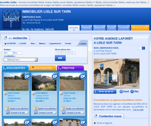 laforet-immobilier-lislesurtarn.com: Immobilier Gaillac - Agence immobilière Gaillac | Annonces achat et location - Laforêt Immobilier
Agence Laforêt Gaillac : votre agence immobilière Gaillac vous accompagne dans votre projet immobilier que ce soit pour vendre ou acheter un bien immobilier à Gaillac. Retrouvez sur notre site de nombreuses annonces immobillères à Gaillac.