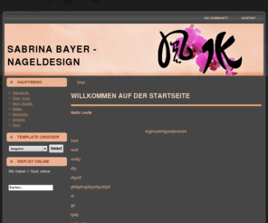 sabrina-bayer.com: Willkommen auf der Startseite
Homepage von Sabrina Bayer, Nageldesign Ingelheim