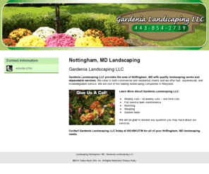 gardenialandscapingbaltimore.com: Landscaping Nottingham, MD - Gardenia Landscaping LLC
Gardenia Landscaping LLC provides landscaping works and dependable services to Nottingham, MD. Give us a Call at 443-854-2739.