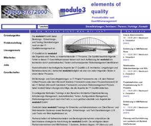 it-projektmanagement.com: modulo3 GmbH - Projektmanagement? Testing? Kommen Sie zu uns!
Die Homepage der modulo3 GmbH